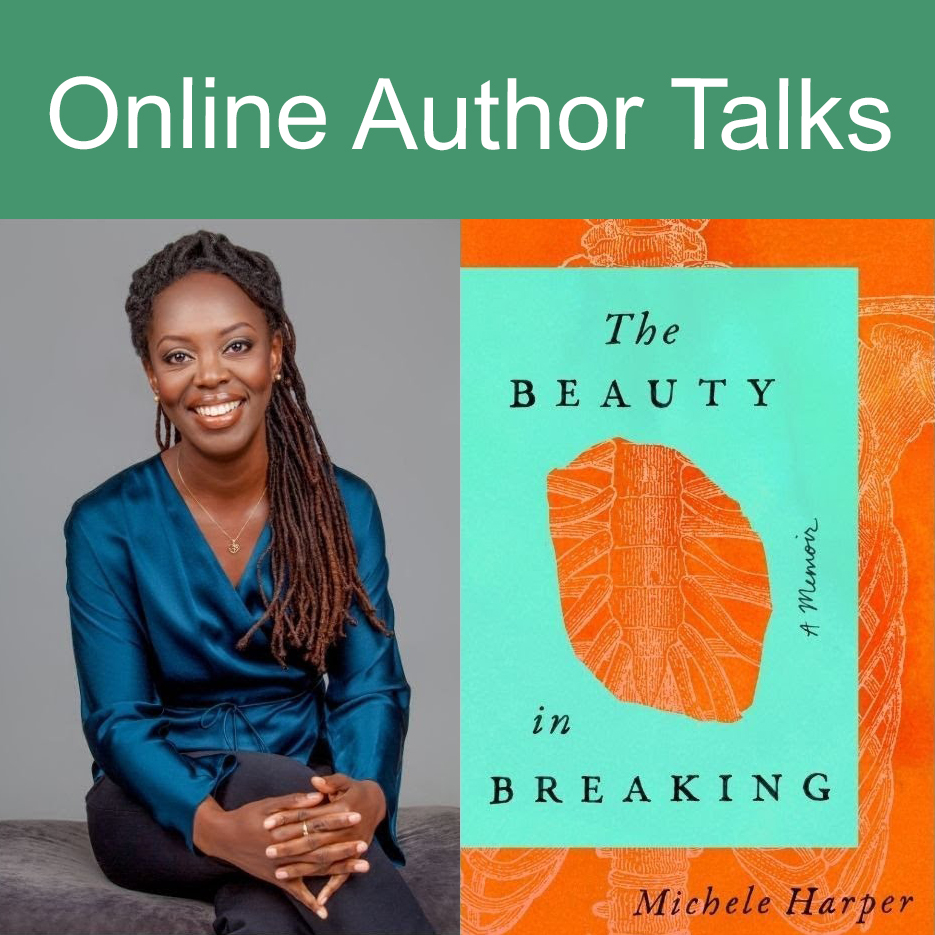 Author Michele Harper and her book, The Beauty of Breaking