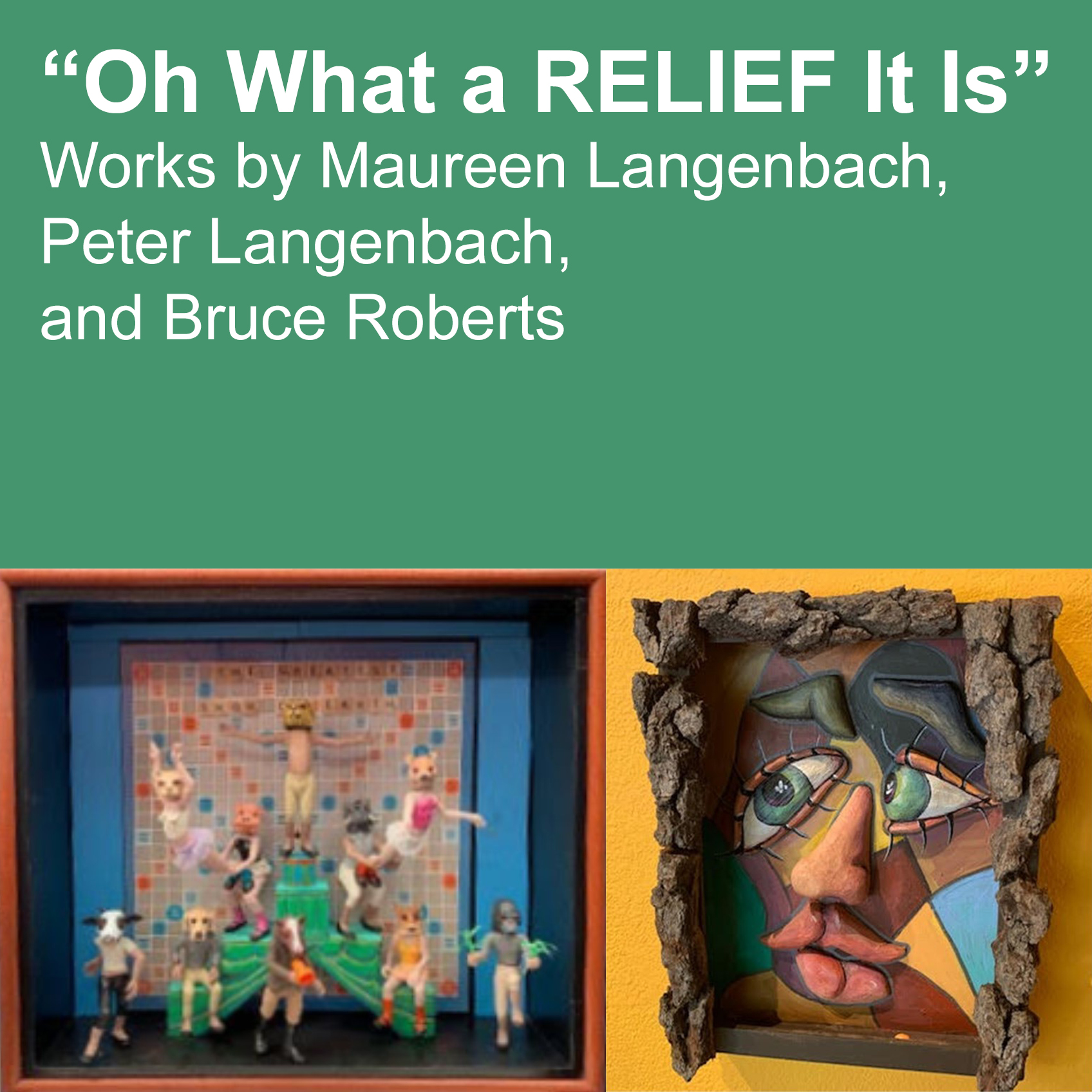 "Oh What a Relief It Is," Works by Maureen Langenbach, Peter Langenbach, and Bruce Roberts