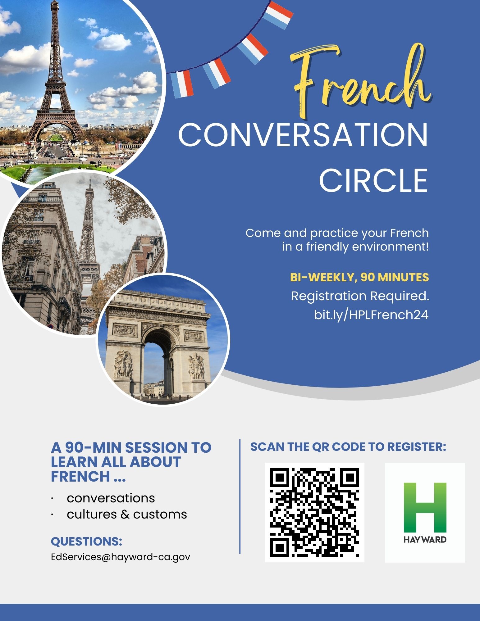 French Conversation Circle Flyer