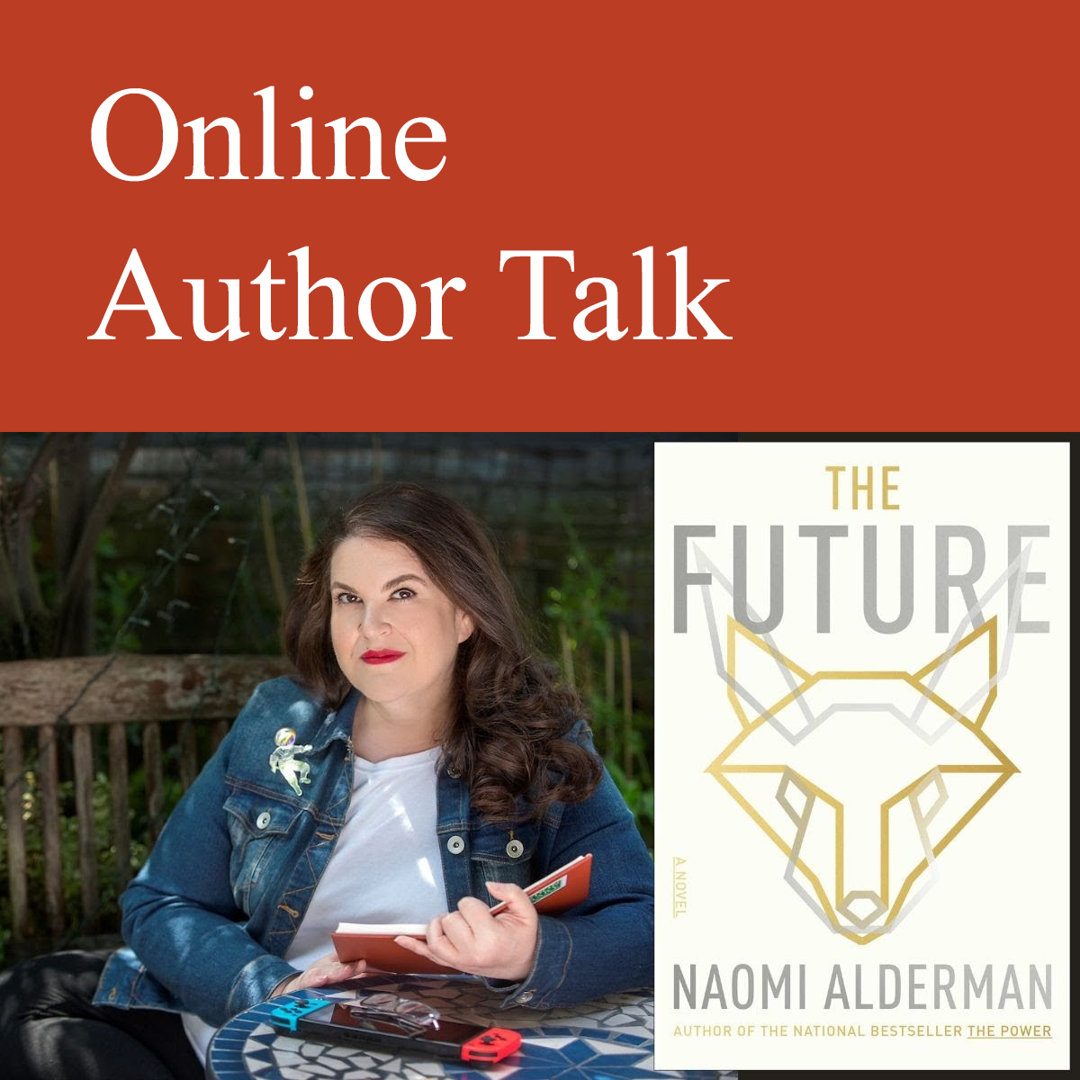 Online Author Talk: Naomi Alderman