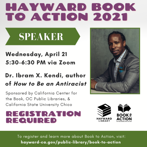 Dr. Ibram X. Kendi - April 21 Zoom event