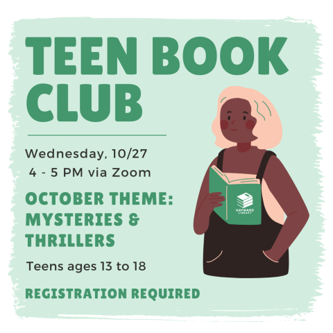 Teen Book Club Flyer