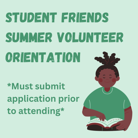 student friends volunteer orientation