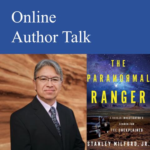 Author Stanley Milford and his book, The Paranormal Ranger