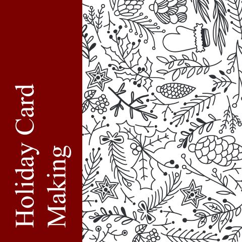 holiday card making