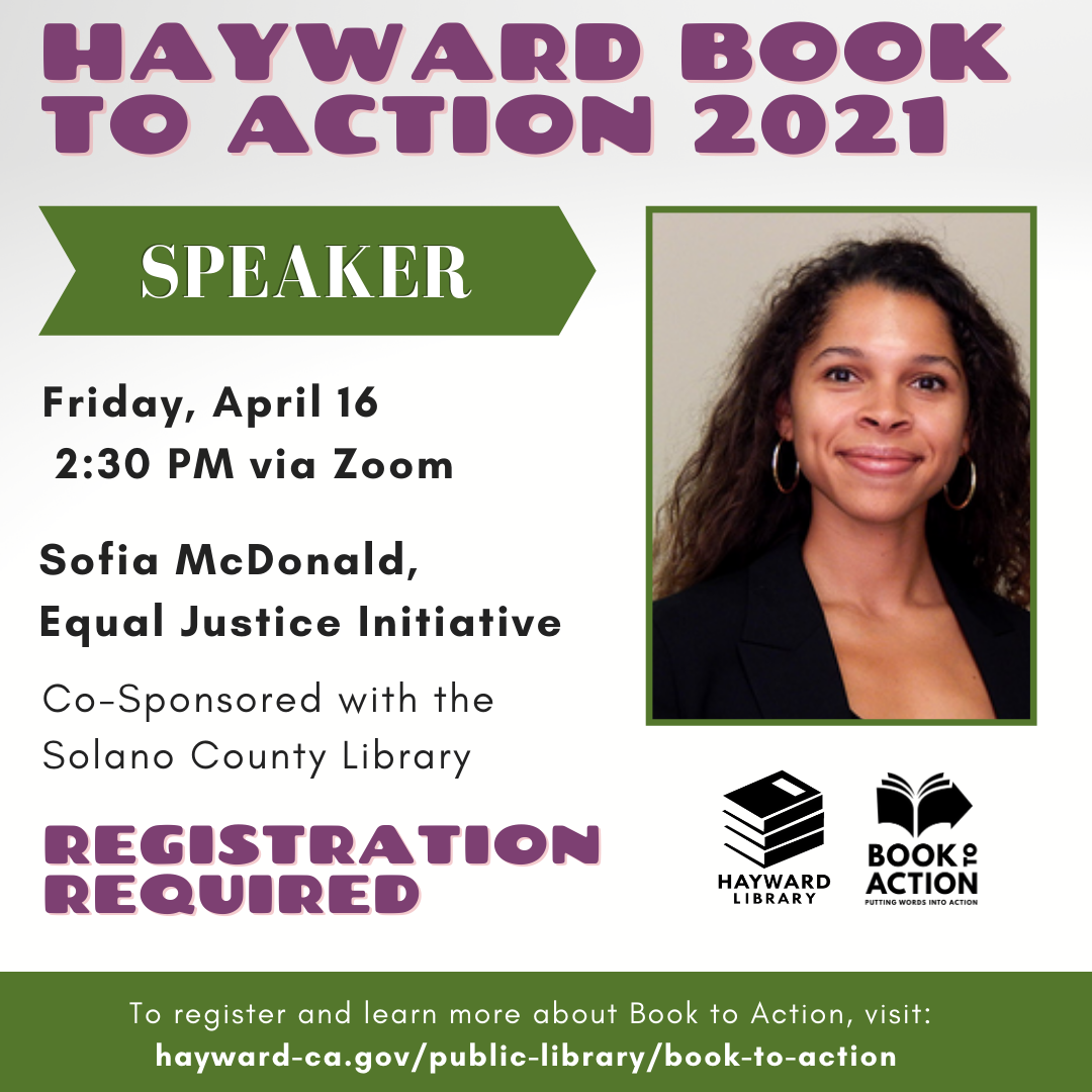 Sofia McDonald - April 16 Featured Speaker