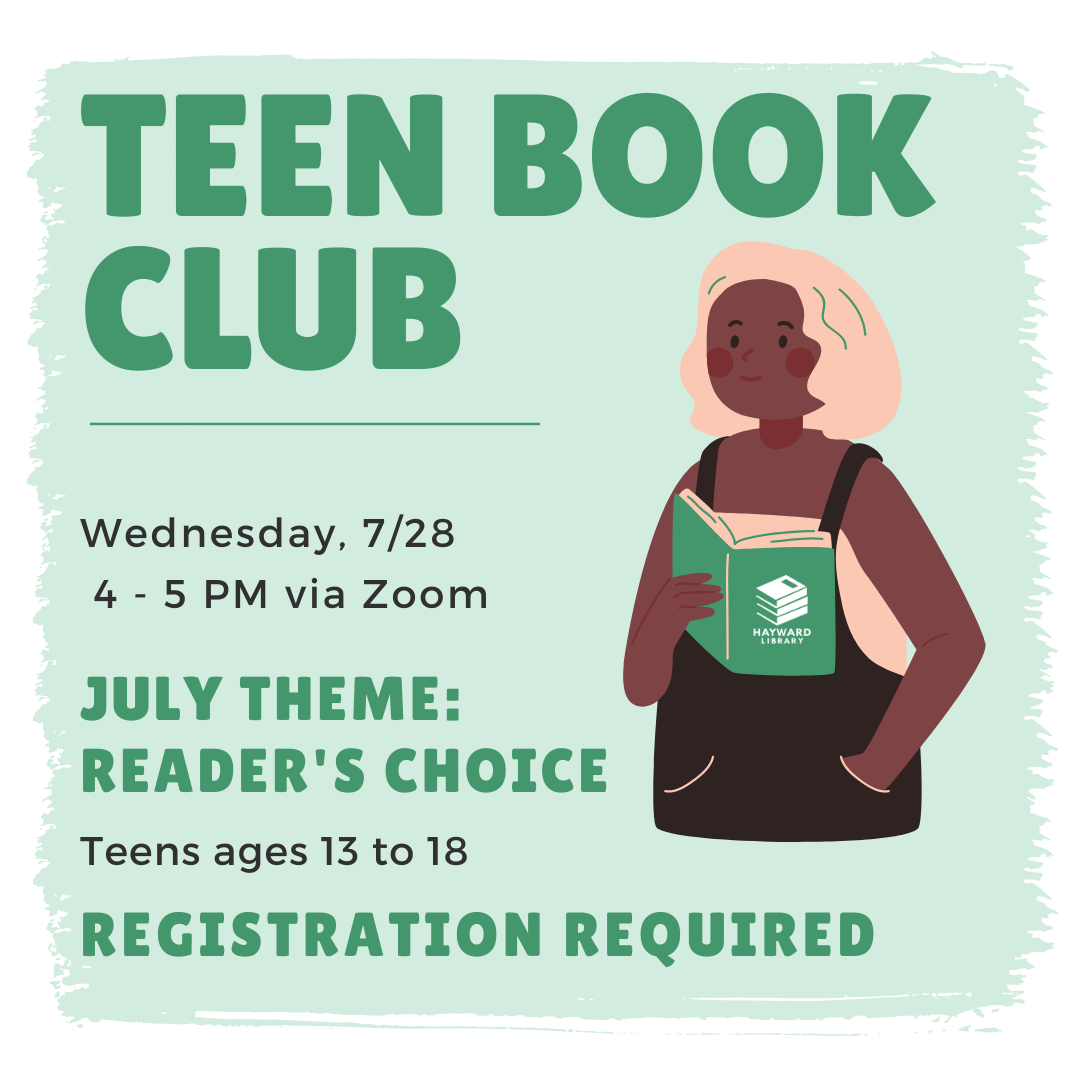 Teen Book Club Flyer