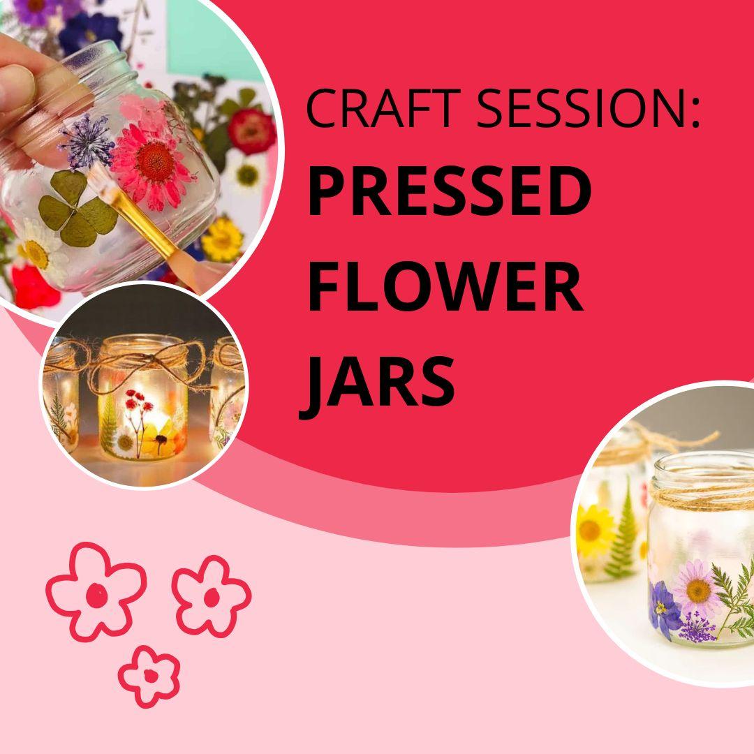 PRESSED FLOWER JARS