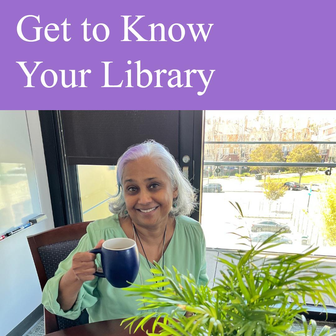 Library director Jayanti Addleman