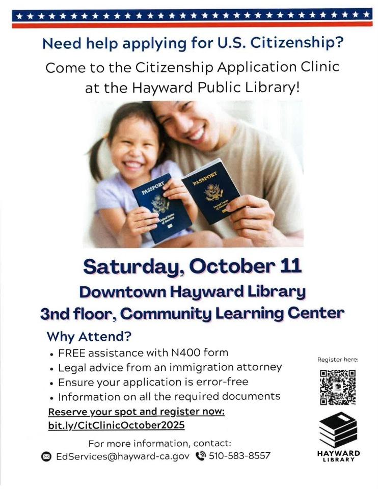 Citizen Application Clinic Flyer